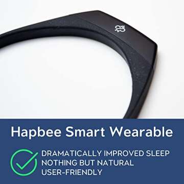 Hapbee Smart Wearable Sleep Device - Next Generation Wellness Technology for Deeper Sleep, More Ener...