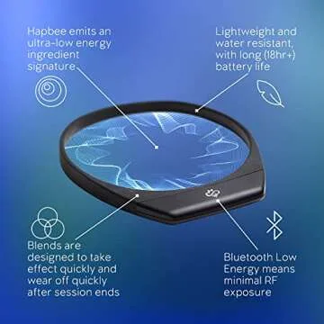 Hapbee Smart Wearable Device for Deep Sleep and Energy