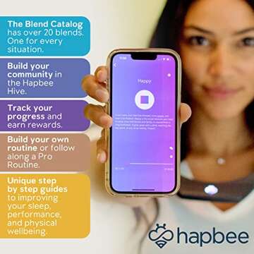 Hapbee Smart Wearable Device for Deep Sleep and Energy