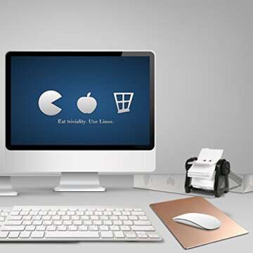 Qcute Mouse Pad, Gaming Aluminum Mouse Pad 9.45 X 7.87 Inch W Non-Slip Rubber Base & Micro Sand Blasting Aluminum Surface for Fast and Accurate Control (Large, Gold)