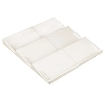 mDesign Expandable Plastic Spice Rack Drawer Organizer