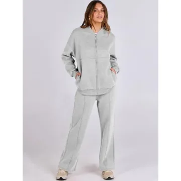 Stylish ANRABESS Women’s Oversized Lounge Set for Winter