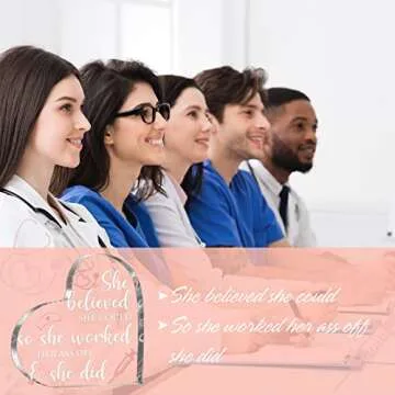 Yulejo Nurse Gifts for RN Christmas Nurses Gifts for Women Nurses Week Gifts Nurse's Day Appreciation Gift Crystal Table Centerpieces Nursing Keepsakes Paperweight for Doctor(Heart,6 x 6 Inch)