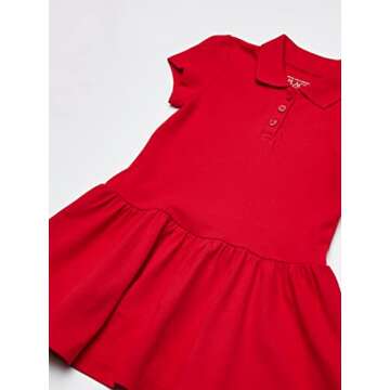 The Children's Place Baby Girls and Toddler Short Sleeve Pique Polo Dress