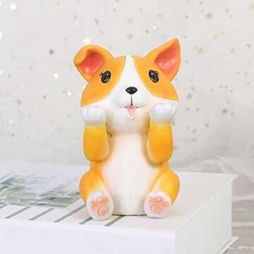 Charming WAWICE Eyeglass Holder Corgi Design for Home Decor
