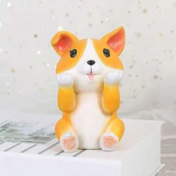 Charming WAWICE Eyeglass Holder Corgi Design for Home Decor