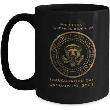 President Joe Biden Inauguration Commemorative Mug - 11 Oz Gift