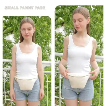 YogoRun Small Fanny Pack Stylish Mini Belt Bag for Women