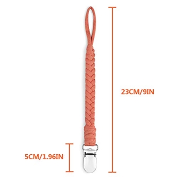 Stylish Pacifier Clip Set for Boys and Girls - 6 Pack