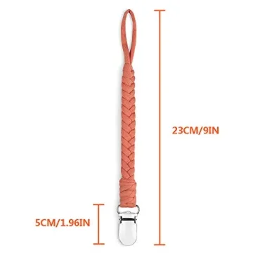 Stylish Pacifier Clip Set for Boys and Girls - 6 Pack