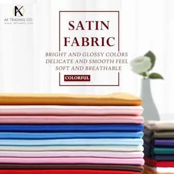 60 Inch Wide Charmeuse Bridal Satin Fabric - Premium Quality for Weddings & Crafts (Champagne, 1 Yar...