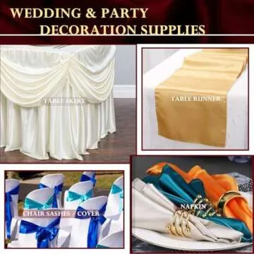 60" Charmeuse Bridal Satin Fabric for Weddings & Crafts