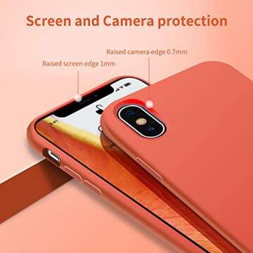 OTOFly iPhone X Case Premium Silicone Soft Protective Bumper