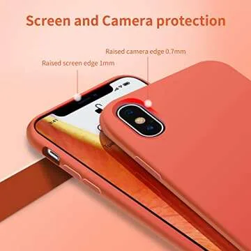 OTOFly iPhone X Case Premium Silicone Soft Protective Bumper