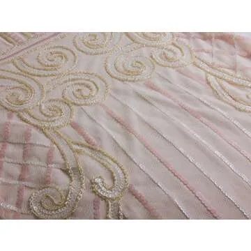 Vijiv Women's 1920s Elegant Beaded Dress