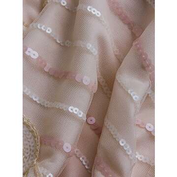 Vijiv Women's 1920s Elegant Beaded Dress