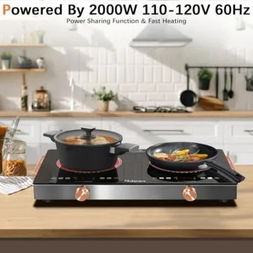 Nefaracy 24" Portable Electric Cooktop with Timer