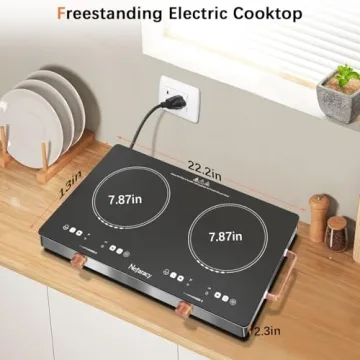Nefaracy 24" Portable Electric Cooktop with Timer