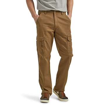 Wrangler Authentics Men's Relaxed Fit Stretch Cargo Pant - Comfortable & Durable