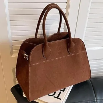 Elegant Vegan Suede Tote Bag for Fashion-forward Women