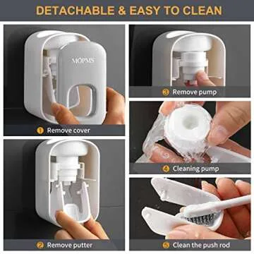 MOPMS Automatic Toothpaste Dispenser for Kids and Adults