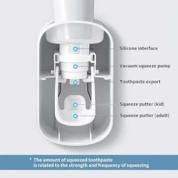 MOPMS Automatic Toothpaste Dispenser for Kids and Adults