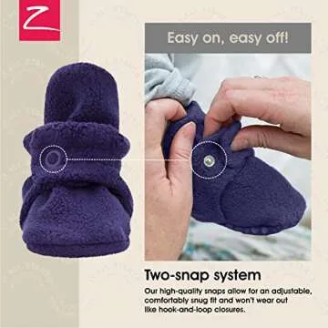Zutano Fleece Baby Booties for Ultimate Foot Comfort