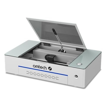 OMTech Polar 50W Desktop Laser Engraver - Versatile 12x20 CO2 Engraving Machine