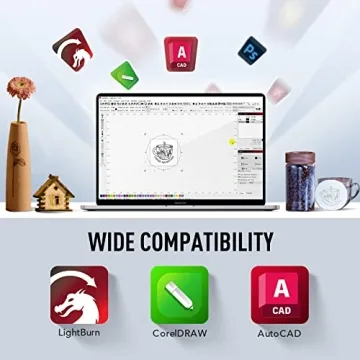 OMTech Polar 50W Desktop Laser Engraver with 12x20 Work Area