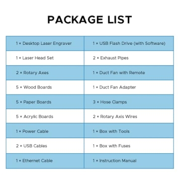 OMTech Polar 50W Desktop Laser Engraver with 12x20 Work Area