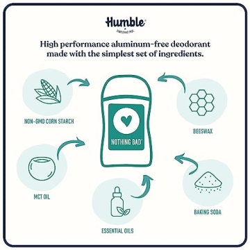 Humble Brands Aluminum-Free Deodorant with Natural Ingredients