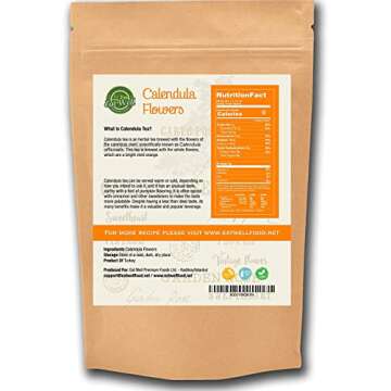 Eat Well | Calendula Tea - Caffeine-Free 4oz Herbal Delight