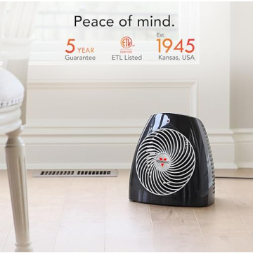 Vornado MVH Space Heater with Adjustable Thermostat for Indoor Use