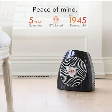 Vornado MVH Space Heater with Adjustable Thermostat for Indoor Use