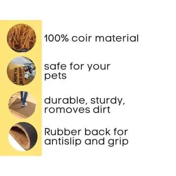 Plant mom Gift for Gardener Woman - Plant Lady Gifts - Mom Gifts - Housewarming - Friend Birthday Gift - Plant Gifts for Women - Plant Door mat - Plant mom Gifts - Door mat