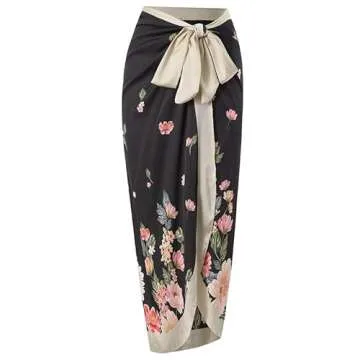 Stylish Floral One Piece Women's Swimsuits for Vacation