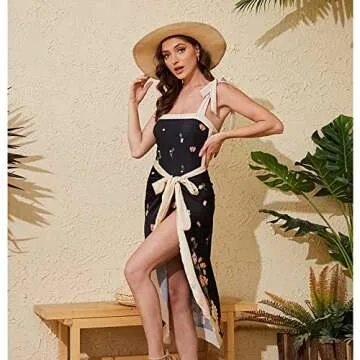 Stylish Floral One Piece Women's Swimsuits for Vacation