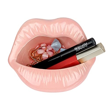 Elegant Ceramic Lipstick Organizer Tray for Beauty Lovers