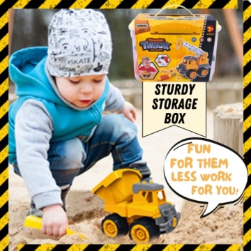 Construction Trucks Take Apart Toys for Kids 3-5