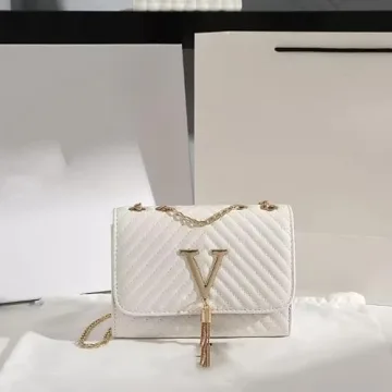 Stylish Generic V-Symbol Shoulder Bag for Women