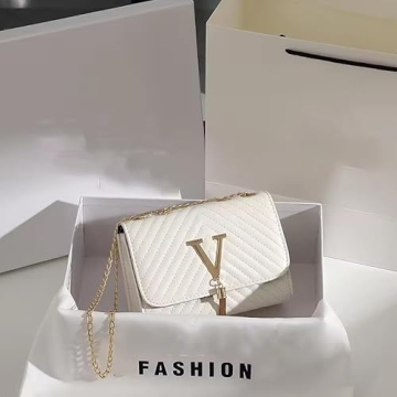 Stylish Generic V-Symbol Shoulder Bag for Women