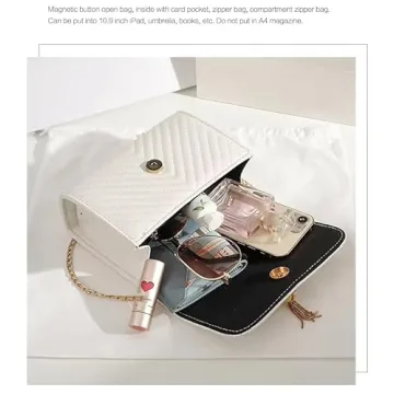 Stylish Generic V-Symbol Shoulder Bag for Women