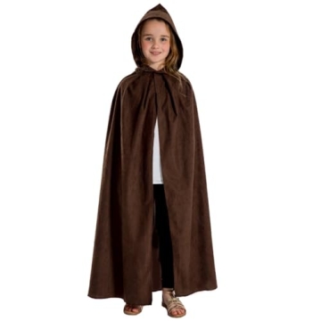 Charlie Crow Dark Brown Cloak for Kids - 40 inches.