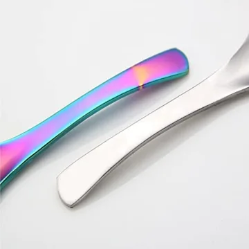 5 PCS Stainless Steel Soup Spoons for Stylish Dining