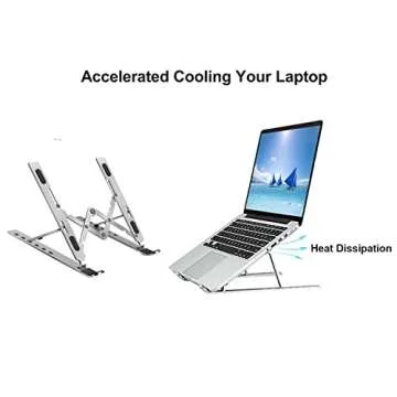 Lasitu Portable Adjustable Laptop Stand for Travel