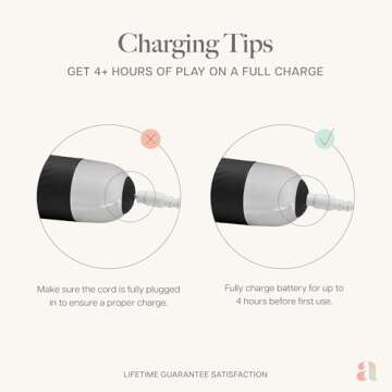 Ava Vibrator Wand Sex Toys [ Clit Stimulator ] Vibrators for Woman Adult Toy | Gifts for Women | 20 Patterns & 8 Speeds of Pleasure | Quiet & Small -Standard - Light Pink