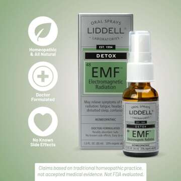 Liddell Homeopathic Anti-Tox Electro Magnetic EMF Radiation, 1 Ounce