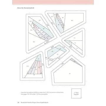 Wonderful World of Paper-Pieced Quilt Blocks: 30 Nature-Inspired Designs and Beautiful Sampler Projects (Landauer) 5" and 7" FPP Patterns for Butterflies, Hummingbirds, Flowers, and More