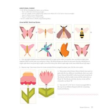 Wonderful World of Paper-Pieced Quilt Blocks: 30 Nature-Inspired Designs and Beautiful Sampler Projects (Landauer) 5" and 7" FPP Patterns for Butterflies, Hummingbirds, Flowers, and More