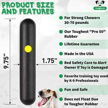 Goughnuts Medium Dog Stick Toy for Aggressive Chewers